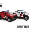 KidsGlobe Politie+Brandweerauto 4×4 Met Geluid En Zwaailicht -Indoor Speelgoed Winkel 510249