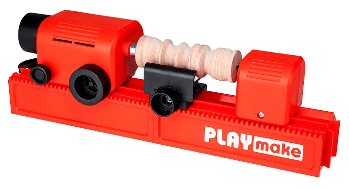 PLAYmake 4 In 1 Houtbewerkingsmachine Houtdraaibank 4 PLAYmake 4 In 1 Houtbewerkingsmachine Houtdraaibank - Afbeelding 2