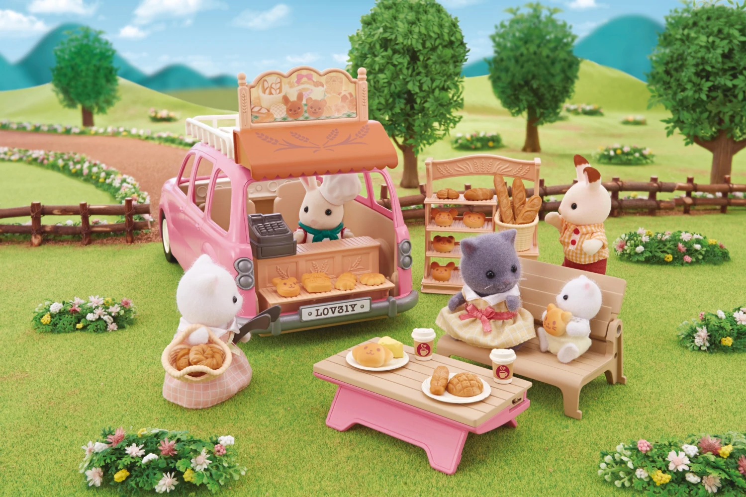 Sylvanian Families Familie Picknick Auto SF5359 13 Sylvanian Families Familie Picknick Auto SF5359 - Afbeelding 11