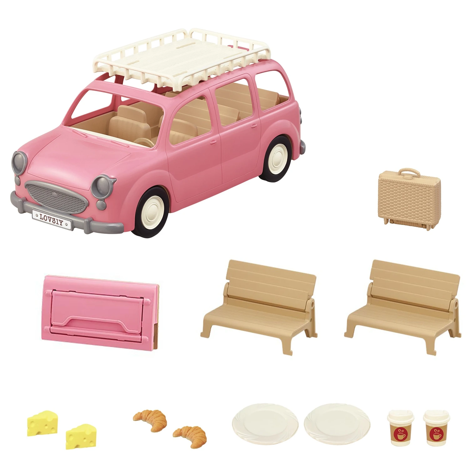 Sylvanian Families Familie Picknick Auto SF5359 5 Sylvanian Families Familie Picknick Auto SF5359 - Afbeelding 3