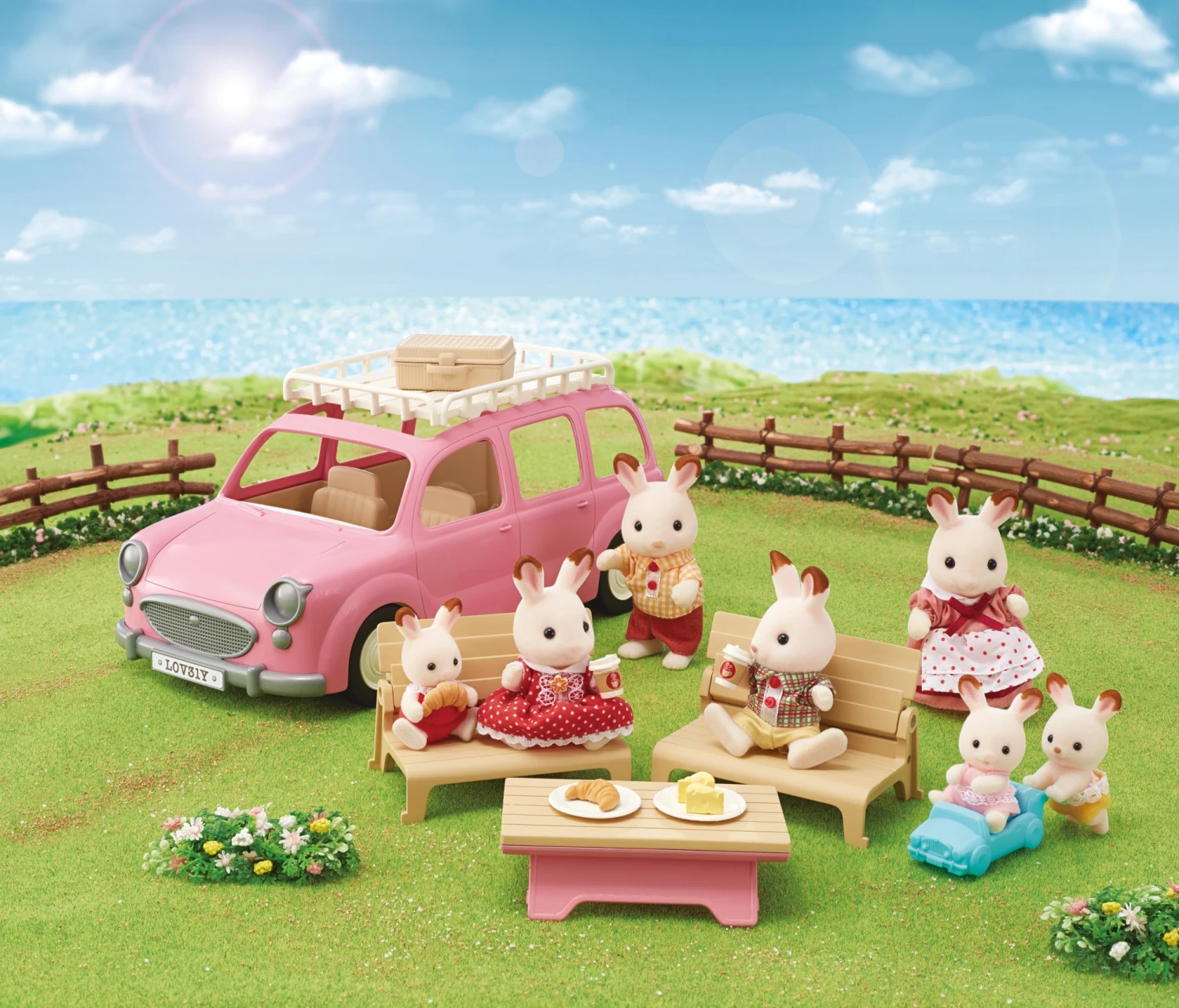 Sylvanian Families Familie Picknick Auto SF5359 11 Sylvanian Families Familie Picknick Auto SF5359 - Afbeelding 9
