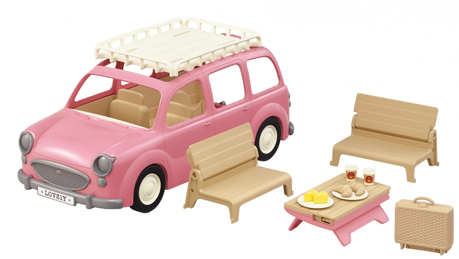 Sylvanian Families Familie Picknick Auto SF5359 4 Sylvanian Families Familie Picknick Auto SF5359 - Afbeelding 2