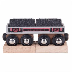 BigJigs BJT408 Rail Wagon Kolentransport Houten Trein 10 BigJigs BJT408 Rail Wagon Kolentransport Houten Trein -Indoor Speelgoed Winkel BigJigs BJT408 Kolen Wagon 1