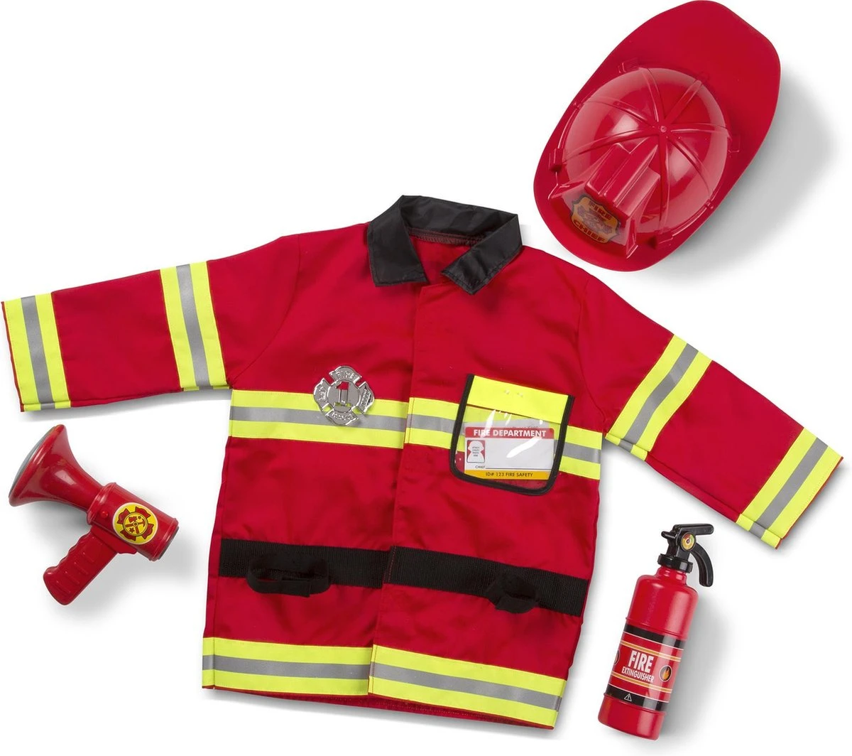 Melissa & Doug Brandweerpak Verkleedkleren Brandweer Melissa&Doug 5 Melissa & Doug Brandweerpak Verkleedkleren Brandweer Melissa&Doug - Afbeelding 3