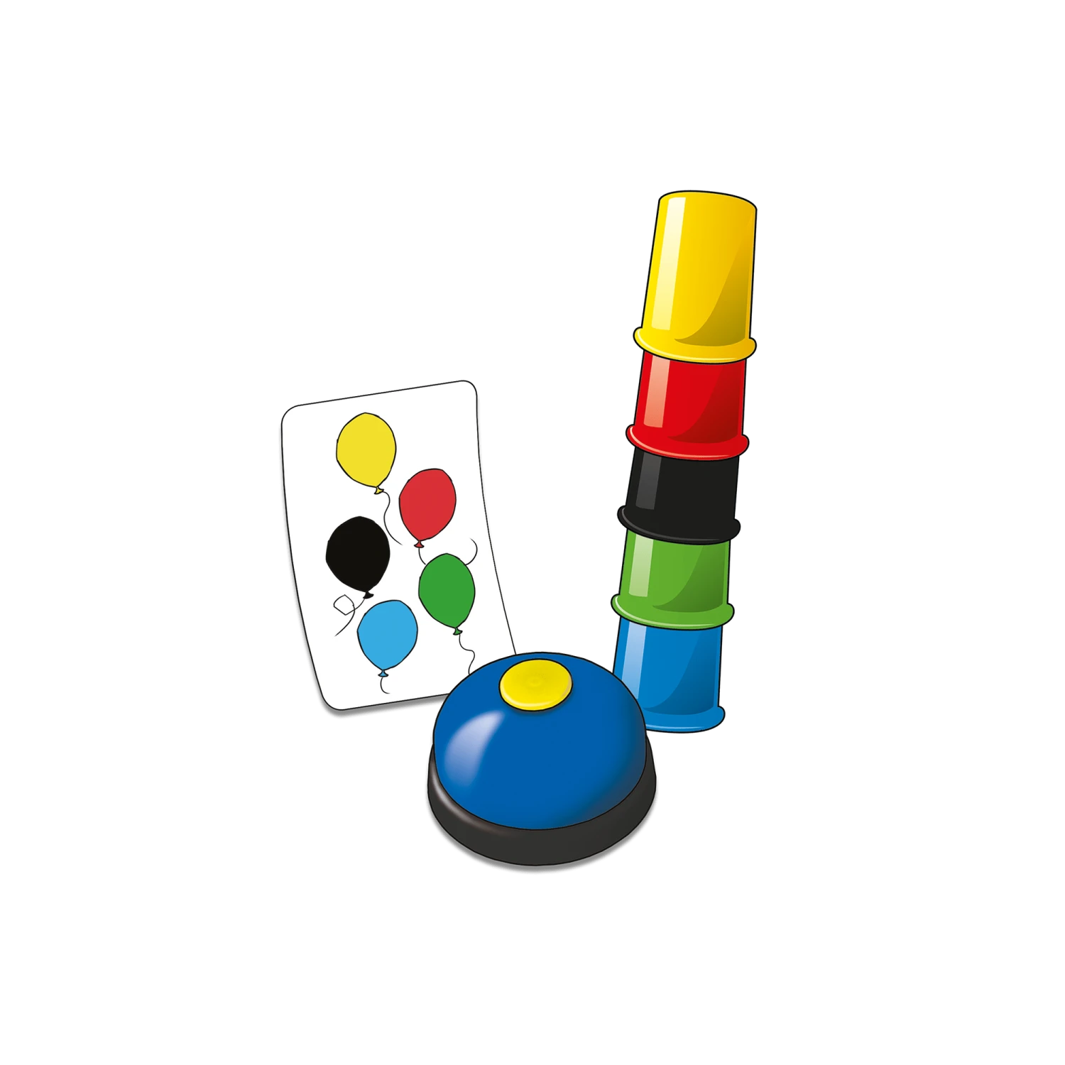 999 Games Stapelgekke Speed Cups 6 Spelers Stapelspel 4 999 Games Stapelgekke Speed Cups 6 Spelers Stapelspel - Afbeelding 2