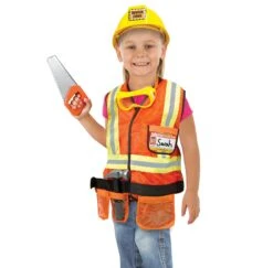 Melissa & Doug Wegwerker Bouwvakker Verkleedkleren Constructionworker -Indoor Speelgoed Winkel Wegwerker verkleedset contructionworker melissadoug speelactief.nl 1