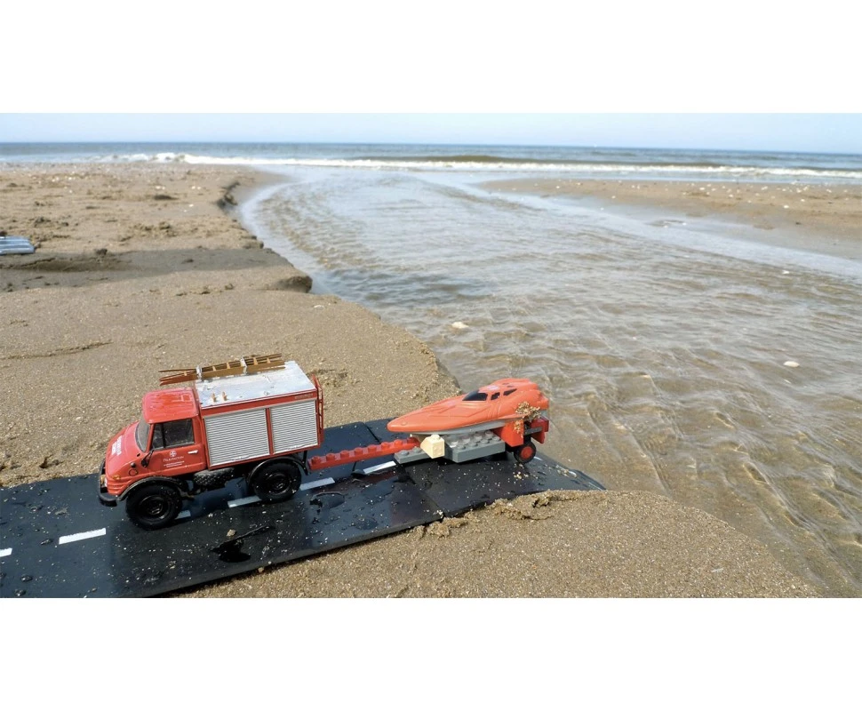 WayToPlay Rubber Autobaanstukken Recht 2pc 6 WayToPlay Rubber Autobaanstukken Recht 2pc - Afbeelding 4