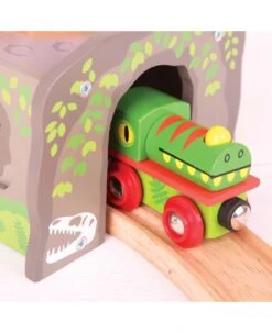 BigJigs BJT244 Tunnel T-rex Dinosaurus 9 BigJigs BJT244 Tunnel T-rex Dinosaurus -Indoor Speelgoed Winkel bigjigs bjt244 houten tunnel t rex dinosaurus