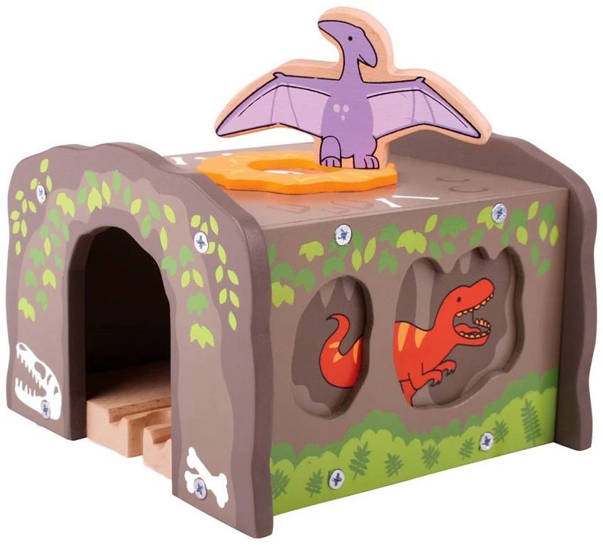 BigJigs BJT244 Tunnel T-rex Dinosaurus 4 BigJigs BJT244 Tunnel T-rex Dinosaurus - Afbeelding 2