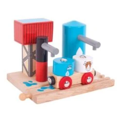 BigJigs BJT251 Melk En Water Depot -Indoor Speelgoed Winkel bigjigs bjt251 milk and water depot 1