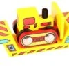 BigJigs BJT415 Rail Wagon Bulldozer Lader Houten Trein 2 BigJigs BJT415 Rail Wagon Bulldozer Lader Houten Trein -Indoor Speelgoed Winkel bigjigs bjt418 bulldozer lader