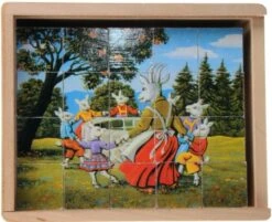 Blokpuzzel “Sprookjes” -Indoor Speelgoed Winkel blokpuzzel sprookjes goki 57877 1 1