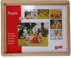 Blokpuzzel “Sprookjes” -Indoor Speelgoed Winkel blokpuzzel sprookjes goki 57877 1
