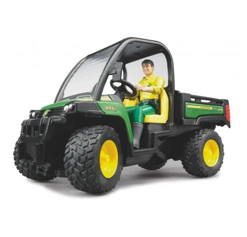 Bruder 2490 John-Deere Gator-855D Met Chauffeur 3 Bruder 2490 John-Deere Gator-855D Met Chauffeur