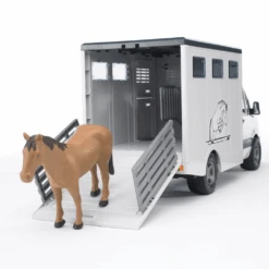 Bruder 2533 MB-Sprinter Paardentransporter + Paard -Indoor Speelgoed Winkel bruder 02533 mercedes sprinter veetransport 3