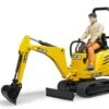 Bruder 62002 JCB 8010CTS Micrograafmachine Met Bouwvakker -Indoor Speelgoed Winkel bruder 62002 JCB micrograafmachine met bouwvakker