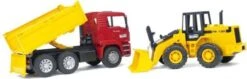 Bruder 2752 Kipper Vrachtwagen MAN TGA Met Shovel Fiat FR 130 -Indoor Speelgoed Winkel bruder kipwagen man tga met shovel fiat fr 130 1 1
