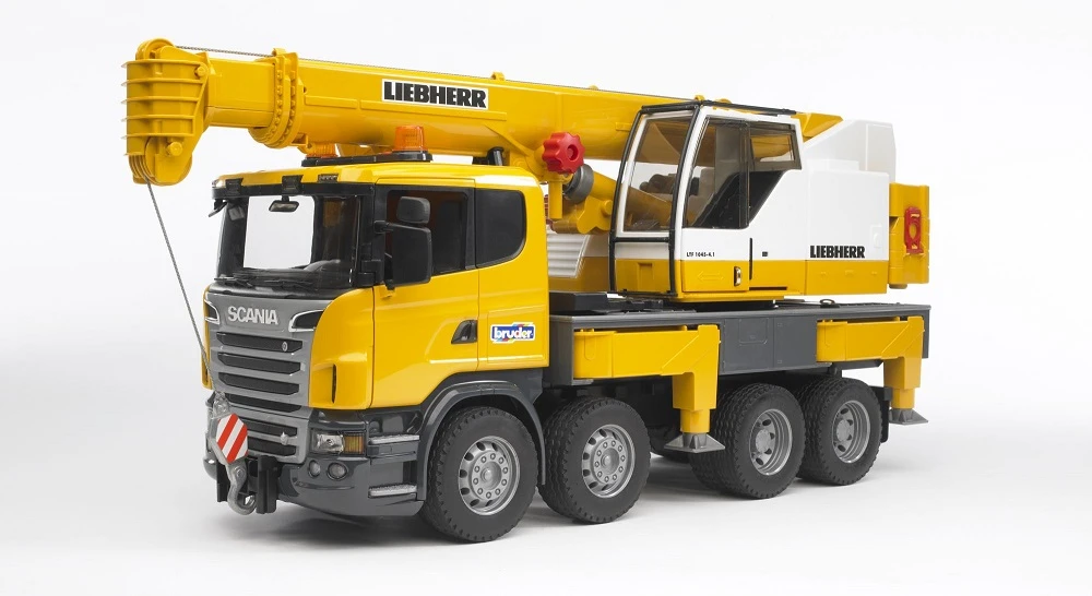 Bruder 03570 Kraanwagen Scania R-series Met Liebherr Telescoopkraan 4 Bruder 03570 Kraanwagen Scania R-series Met Liebherr Telescoopkraan - Afbeelding 2