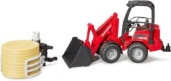 Bruder 2192 Miniloader Schäffer Minishovel Met Balengrijper 9 Bruder 2192 Miniloader Schäffer Minishovel Met Balengrijper -Indoor Speelgoed Winkel bruder 2192 miniloader met balengrijper en ronde baal schepbak schaffer schaeffer 1 1