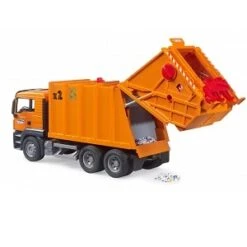 Bruder 3760 Vuilniswagen Vrachtauto MAN TGS 26-500 -Indoor Speelgoed Winkel bruder bruder 3760 man tgs vuilnisauto oranje vuilniswagen 1 1