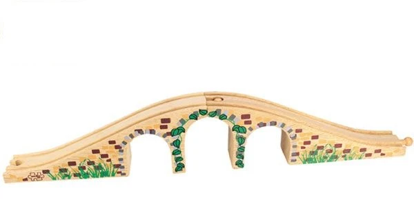 BigJigs BJT111 Spoorbrug Met 3 Bogen 3 BigJigs BJT111 Spoorbrug Met 3 Bogen