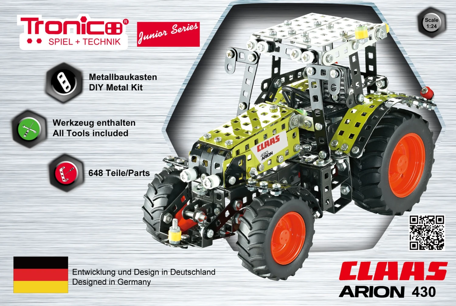 Tronico Junior Claas Arion 430 – 1 : 24 4 Tronico Junior Claas Arion 430 – 1 : 24 - Afbeelding 2