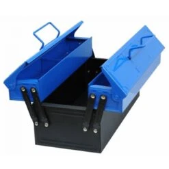 Gereedschapskist Kids-at-Work Gereedschapbox Metaal -Indoor Speelgoed Winkel corvus a600029 kids at work gereedschapskist blauw 1