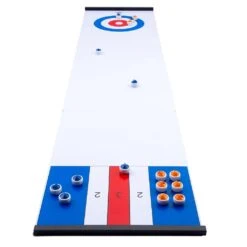 Curling/Sjoelen 2-in-1 Shuffleboard 180×39 Cm. -Indoor Speelgoed Winkel curling shuffleboard sjoelen 2 in 1 2