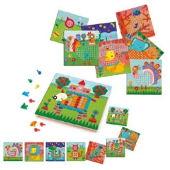 Djeco Mozaiek Puzzels Animo -Indoor Speelgoed Winkel djeco mozaiek animo 2