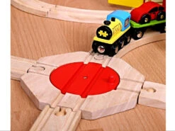 BigJigs BJT133 Rail Draaiplateau -Indoor Speelgoed Winkel draaiplateau bigjigs bjt133 1