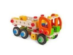 Eichhorn 3in1 Constructor 155-dlg Houten Constructie-speelgoed -Indoor Speelgoed Winkel eichhorn 4 in 1 constructor ladderwagen takelwagen 170dlg 1