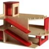 Houten Garage Met Lift Met 2 Verdiepingen VanDijkToys -Indoor Speelgoed Winkel garage met lift van dijktoys 290