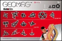 Geomag Panels Black & White 68 Delig Magnetisch Speelgoed -Indoor Speelgoed Winkel geomag panels black white gm012 1 1