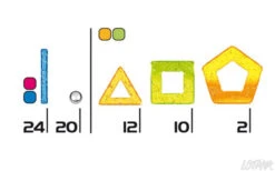 Geomag Panels Glitter – 68 Delig -Indoor Speelgoed Winkel geomag glitter panels set 68 pcs 5