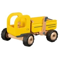 Goki 55895 Houten Vrachtwagen Bouwvoertuig Kipper -Indoor Speelgoed Winkel goki 55895 houten speelgoed houten vrachtwagen kipper bouwauto 1