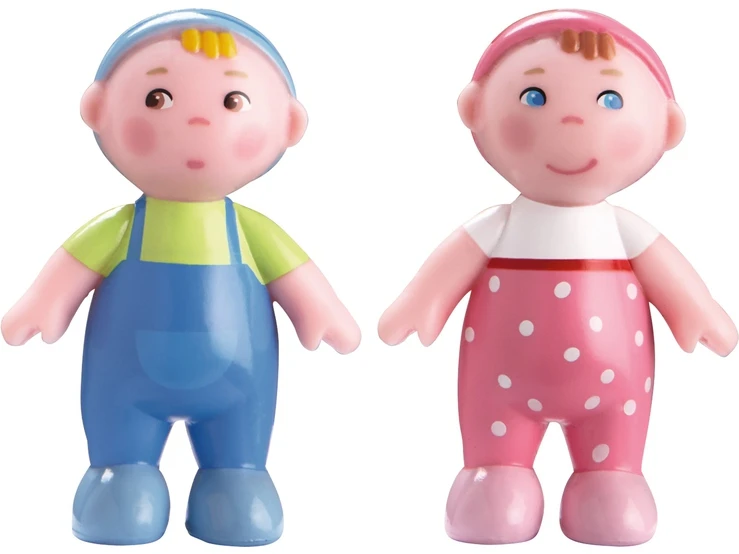 HABA Little Friends Poppenhuispopjes Babys Marie En Max 4 HABA Little Friends Poppenhuispopjes Babys Marie En Max - Afbeelding 2