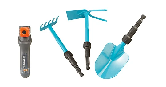 Gardena Kinder-gordel Met Schep Hark En Schoffel 4 Gardena Kinder-gordel Met Schep Hark En Schoffel - Afbeelding 2