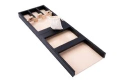 Houten Sjoelbak Junior Mini Sjoelbak 2dlg Black -Indoor Speelgoed Winkel houten sjoelbak mini thema dieren 2 delige sjoelbak black 5