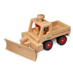 Houten Sneeuwschuif Voor Unimog Fagus -Indoor Speelgoed Winkel houten sneeuwschuif fagus 14.06 1 1