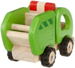 Houten Vuilniswagen 8 Houten Vuilniswagen -Indoor Speelgoed Winkel houten vuilniswagen pintoy 55964 1 1