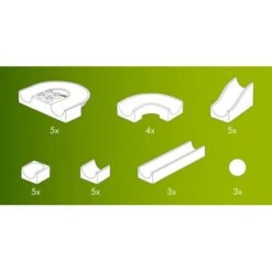 Hubelino Knikkerbaan Baanelementen Aanvulset 30-delig 10 Hubelino Knikkerbaan Baanelementen Aanvulset 30-delig -Indoor Speelgoed Winkel hubelino knikkerbaan 30 delig 420046 2