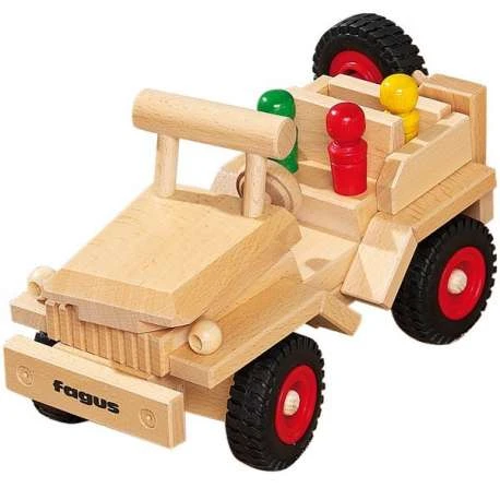 Houten Jeep Fagus 5 Houten Jeep Fagus - Afbeelding 3