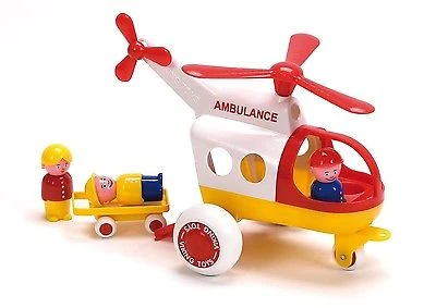 VikingToys Jumbo Ambulance Helikopter +brancard En 2-poppetjes 4 VikingToys Jumbo Ambulance Helikopter +brancard En 2-poppetjes - Afbeelding 2