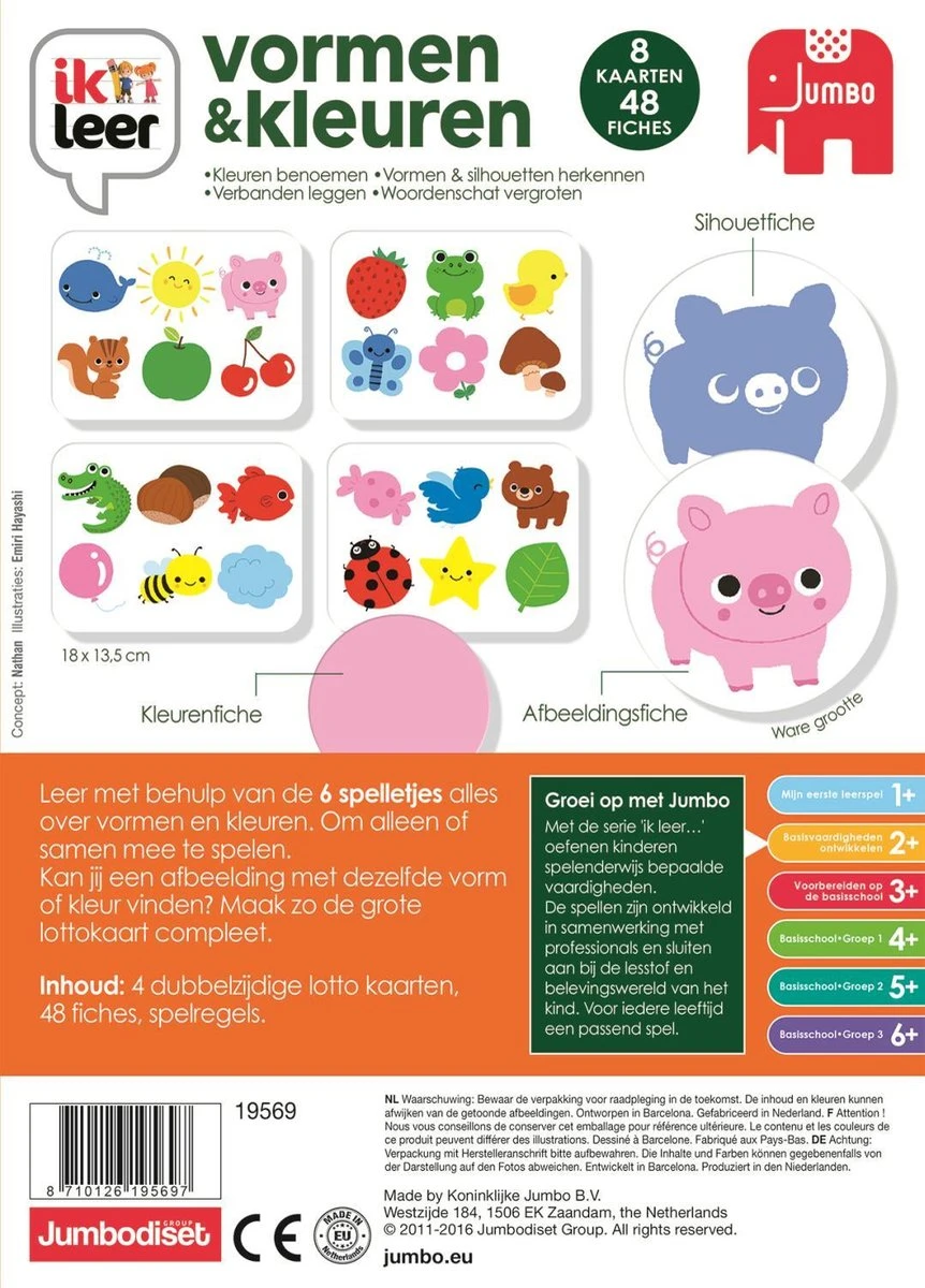 Jumbo 19569 Ik Leer Vormen En Kleuren 8 Jumbo 19569 Ik Leer Vormen En Kleuren - Afbeelding 6