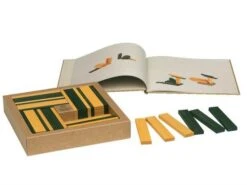 Kapla CJ40 Bouwplankjes Geel/Groen + Boek -Indoor Speelgoed Winkel kapla CJ 40 stuks geel groen met boek 1