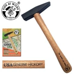 Kids At Work Kinderhamer Bankhamer 100 Gr Kindergereedschap -Indoor Speelgoed Winkel kids at work hamer bankhamer 100 gram hickory steel kindergereedschap 1 1