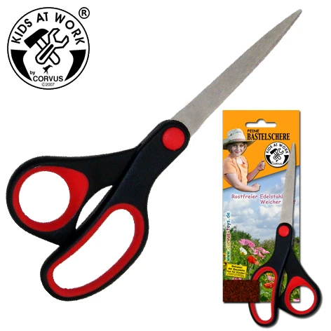 Kids At Work Knutselschaar Midi Schaar Kindergereedschap - Afbeelding 2