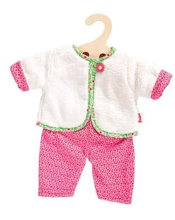 Kledingset Flower Mt. 35 – 45 Cm. -Indoor Speelgoed Winkel kledingset pop heless 1625 2625 1 1