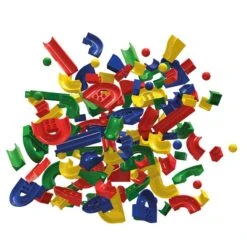 Hubelino Knikkerbaan Baanelementenset 128-delig -Indoor Speelgoed Winkel knikkerbaan hubelino elements 120 delig 420022 1