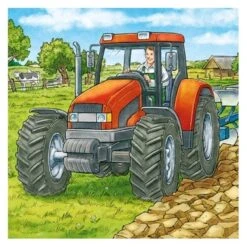 Landbouwvoertuigen Puzzelbox Ravensburger 3 X 49 Stukjes -Indoor Speelgoed Winkel landbouwvoertuigen puzzel ravensburger 3